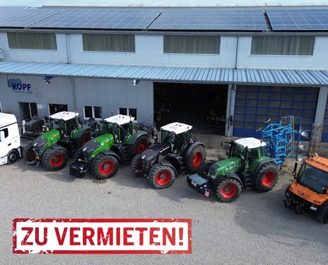 Traktoren zu vermieten - Fendt 512 / 724 / 728 /