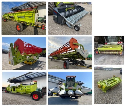 Vorsatzgeräte zu vermieten - Claas Schneidwerke,