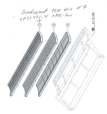 Claas Dreschsegment 1700 Wire N7 1822496.4 2