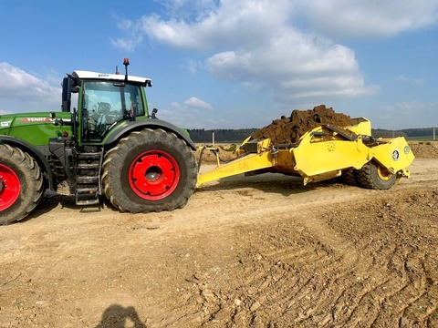 AP Schürfwagen Scraper SR15 / Erdschürfer Schürf