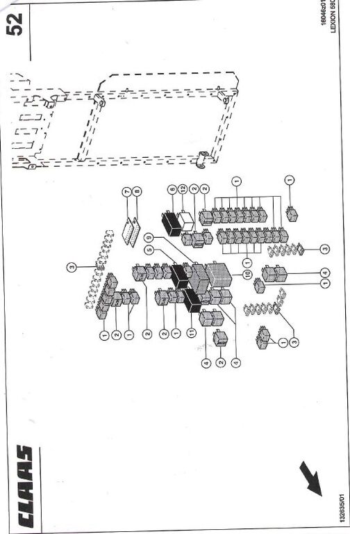 Claas Claas LEXION 580 Zentralelektrik  2