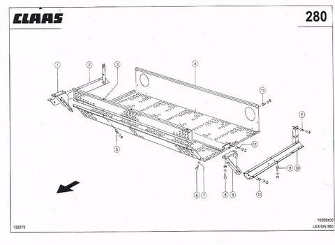 Claas Ersatzteile für Claas Lexion 580 / Lexion 600 2