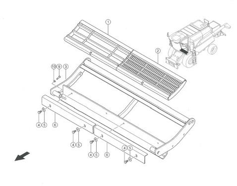 Claas Claas Avero 240 - 160 3D, Dreschkorb & Dreschtro 3