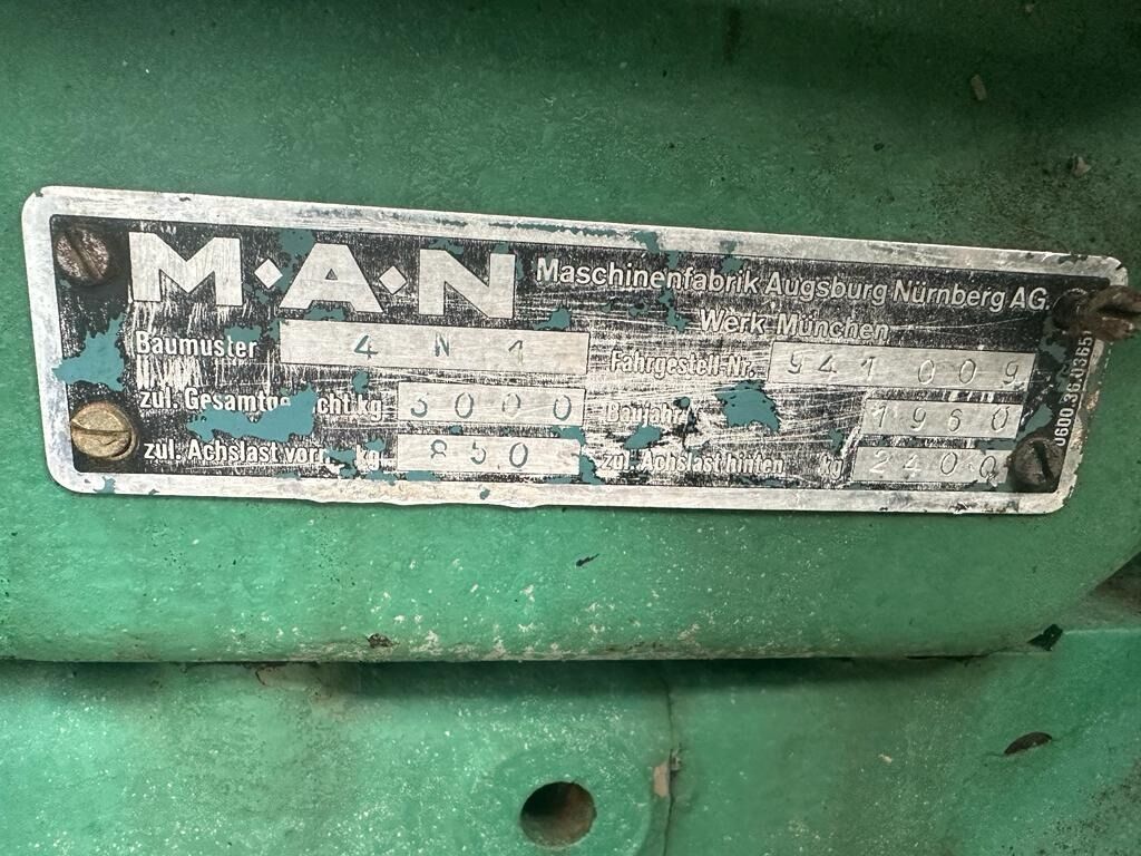 MAN MAN Traktor Typ 4N1 Allrad, bj 1959  3
