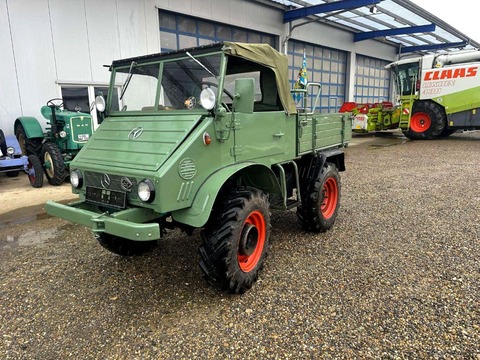 Mercedes Unimog U411 / U30 hyd. Lenkung Heckseil