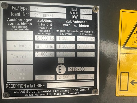 Claas Lexion 470 Landwirtsmaschine (Raupe)