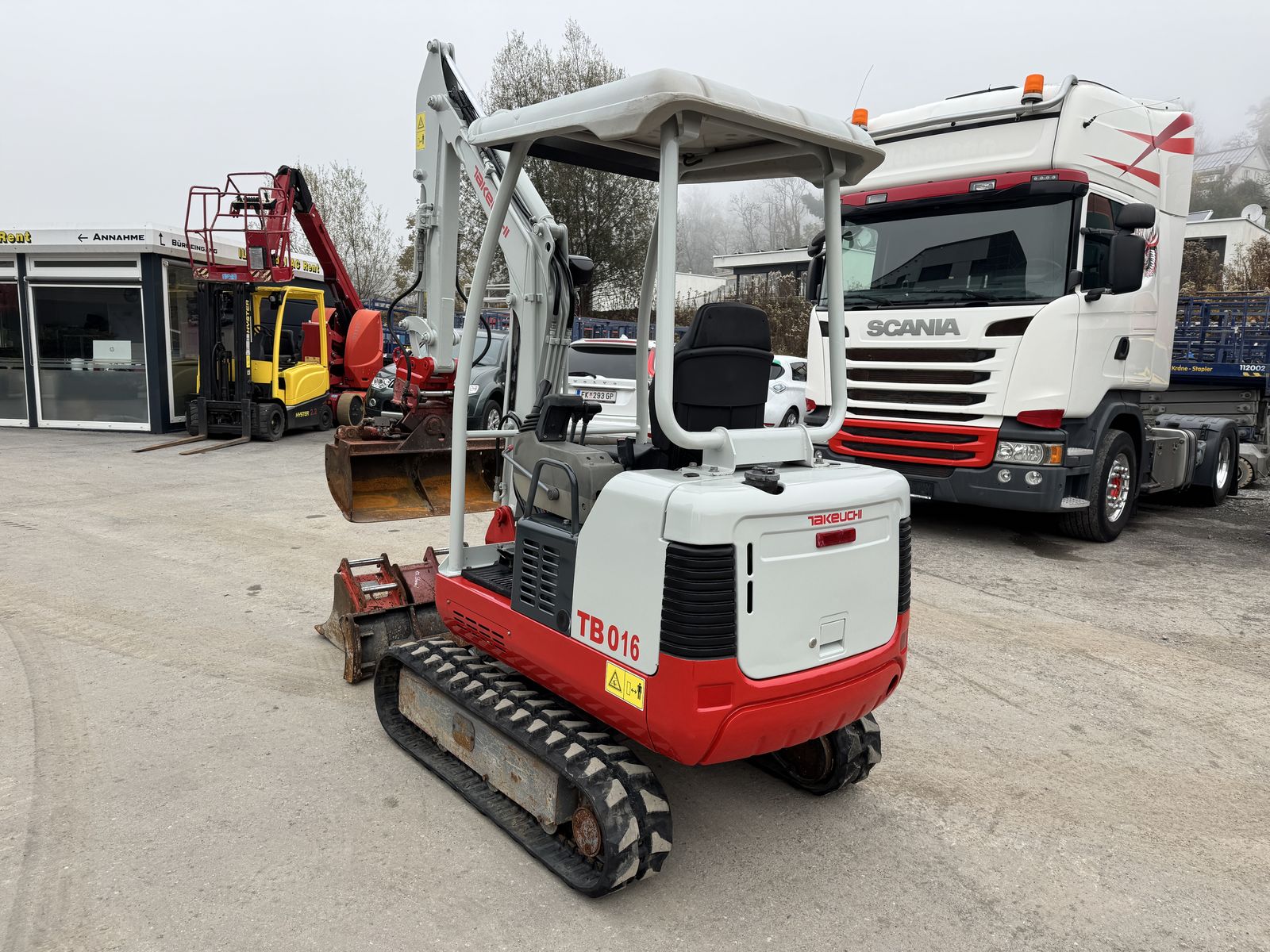 Takeuchi  TB 016 3xSchaufeln 2