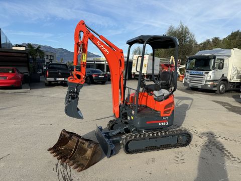 Kubota U 15-3 Minnibager 3xSchaufeln 1600 kg