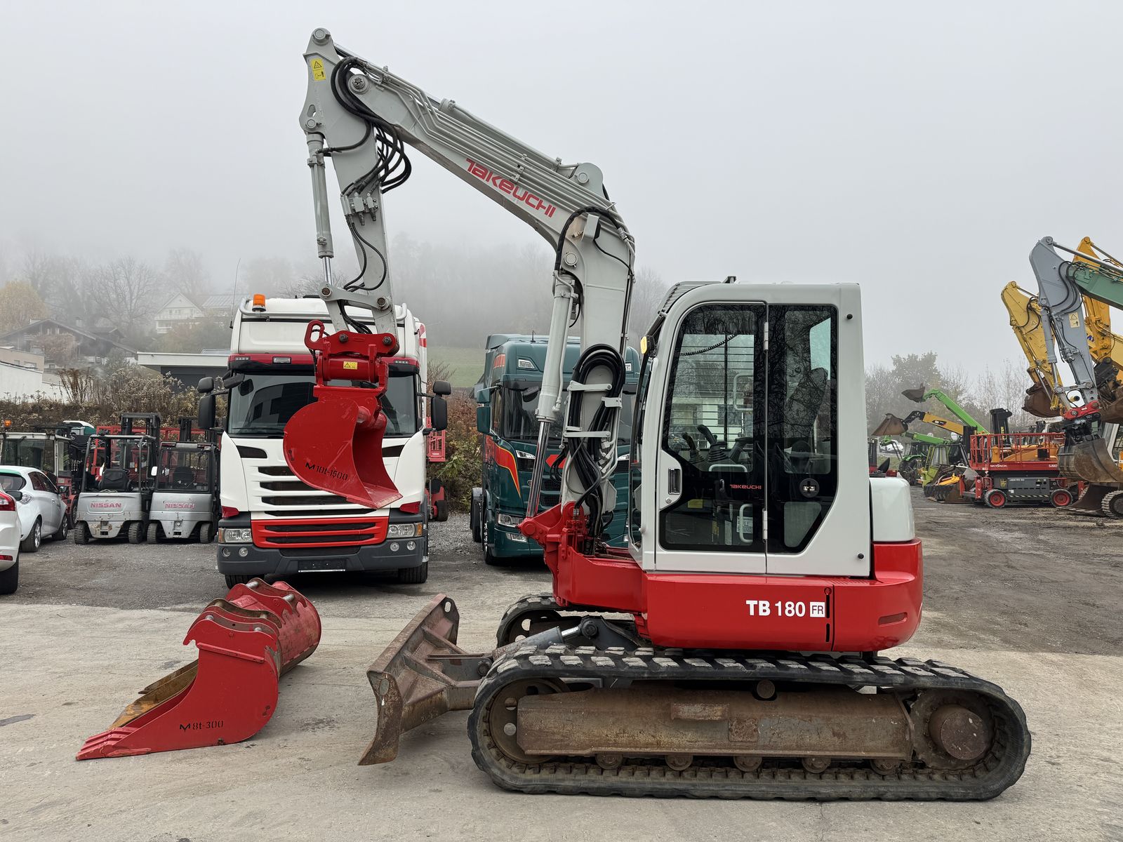 Takeuchi TB 180 FR Powertilt 4xSchaufeln 2