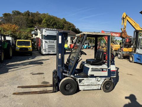 Komatsu 18-15 Triplex Mast Freihub Mast Top Zustand
