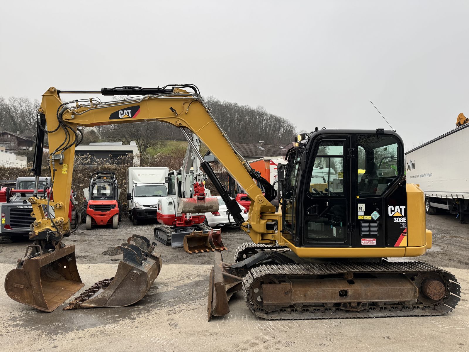 CAT 308E2CR 3xSchaufeln Klima SitzH Top 1