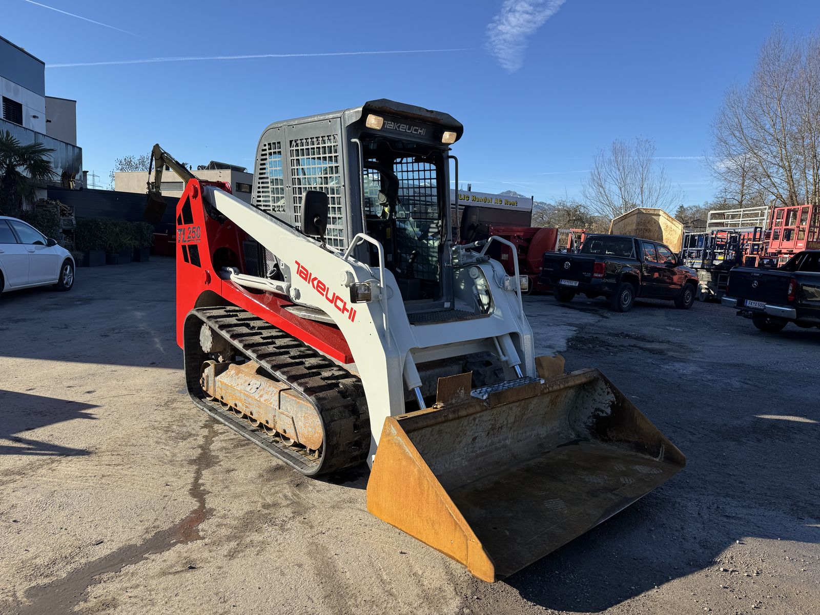Takeuchi  TL 250 Schaufeln Gabel Steinsammler Top 2