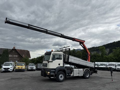 MAN TGA 18.310 Drei Kipper Palfinger 18002EH MITOS