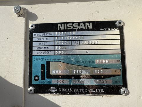 Nissan  F01A15U *Triplex+Freihub*Top