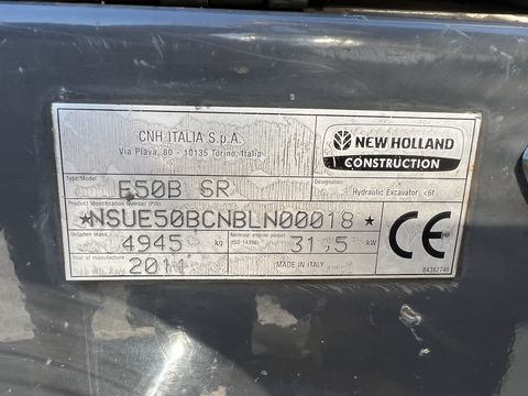 New Holland  E 50 B SR *Powertilt+3xSchaufeln*4945kg