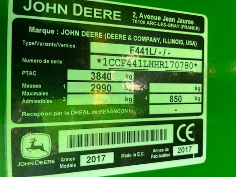 John Deere F 441 R