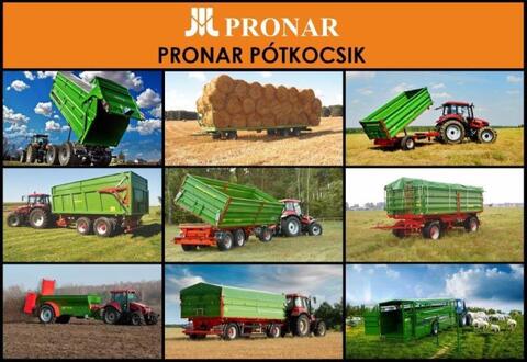 PÓTKOCSI KÉSZLETAKCIÓ!!! ÚJ PRONAR PÓTKOCSIK SZÉ 1