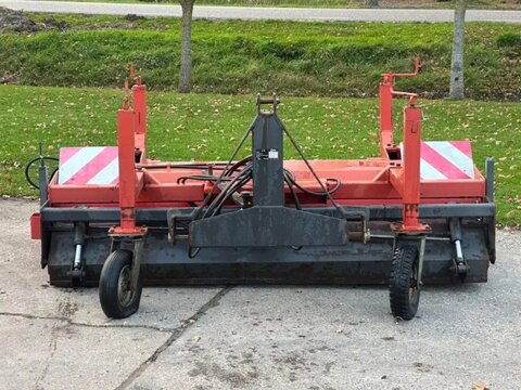 Veegmachine met opvangbak Hydraulisch borstel 2