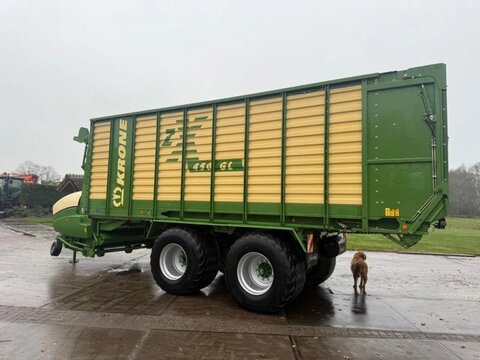 Krone ZX 450 GL Ladewagen 1996 vrachten! Opraapwagen 3