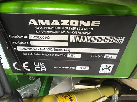 Amazone ZA-M 1002 Special easy
