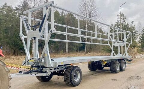 Sonstige T-608/3 Plattformanhänger / Ballentransportwagen