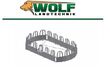 Wolf-Landtechnik GmbH Futterraufe | Raufe 18 Fressplätze Vieh und Pfer