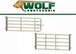 Wolf-Landtechnik GmbH Weidezaun Tor bzw. Paneel ausziehbar 3-4m - verz