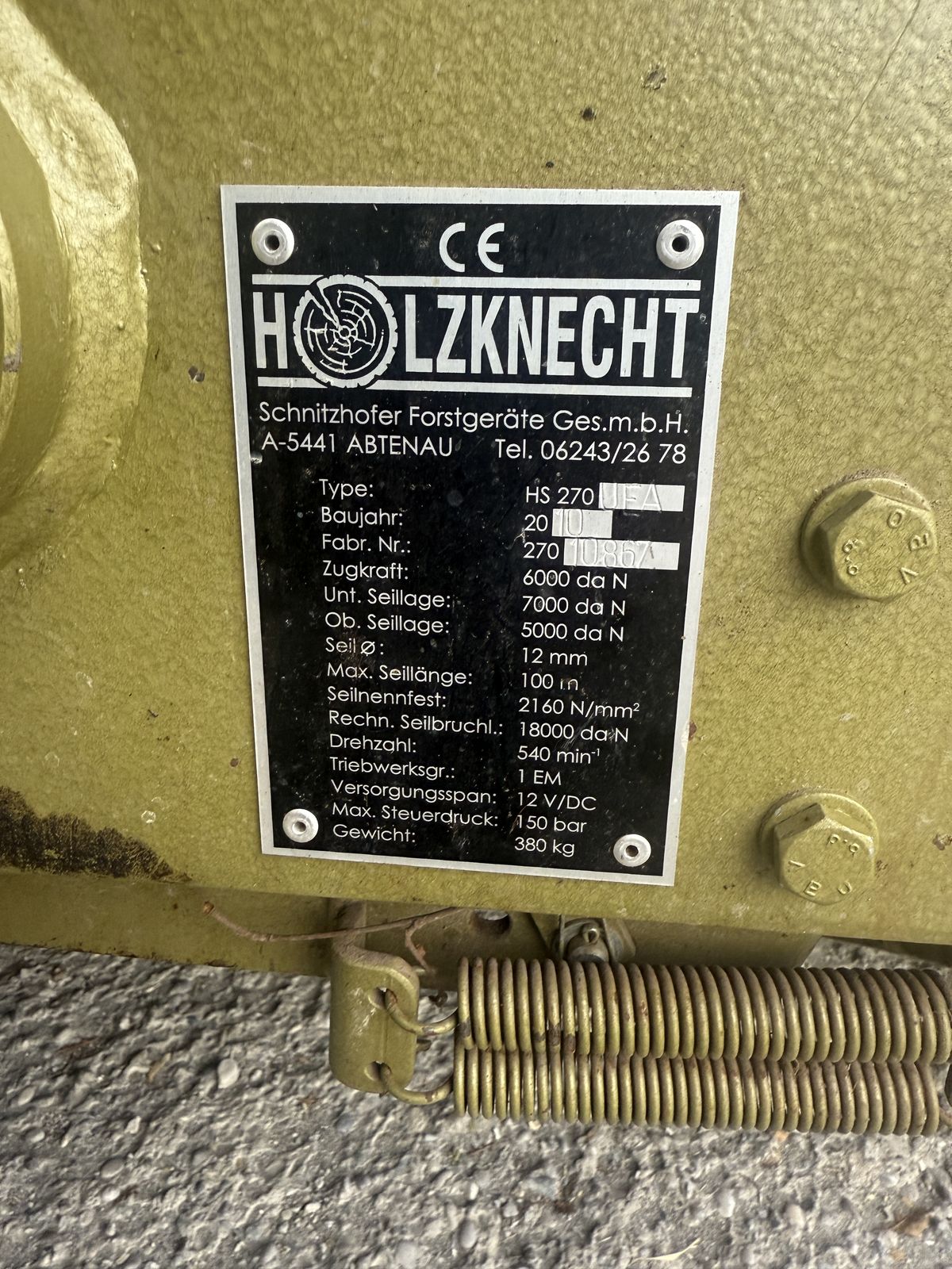 Holzknecht HS 270 UE 3