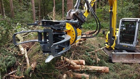 Uniforest Fällgreifer Energieholzgreifer Uniforest RK 260  3