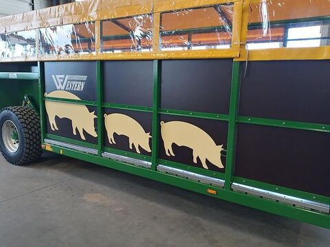 Viehwagen Western  WF6DTV hydraulisch absenkbar 3