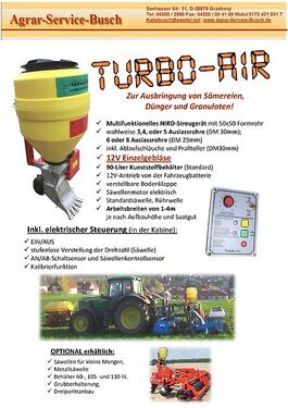 Sonstige Turbo-Air Frontgerät Heckgerät Aufbaugerät
