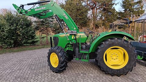 John Deere 55PS Ackerschlepper 5055 E mit Industiefrontlade
