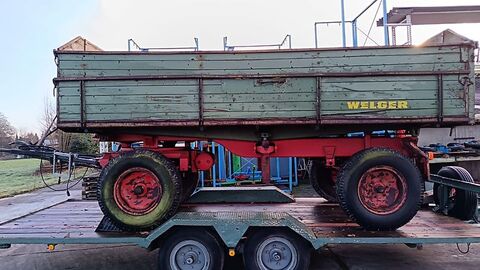 Tandemtieflader & Welger Dreiseitenkipper DK 120