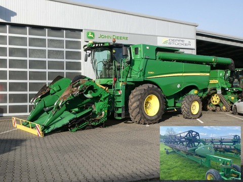 John Deere S680 +630R+SWW +Maisgebiss