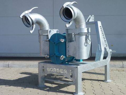 Börger Drehkolbenpumpe auf Dreipunktbock