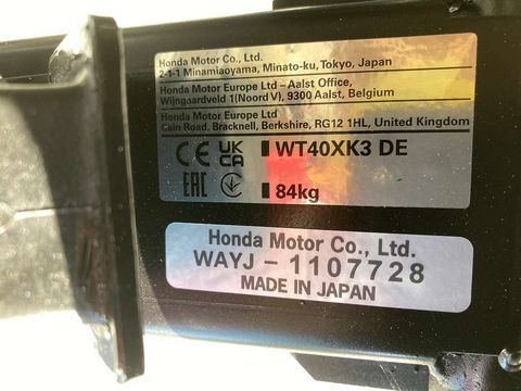 Honda Honda WT40 Schmutzwasserpumpe 