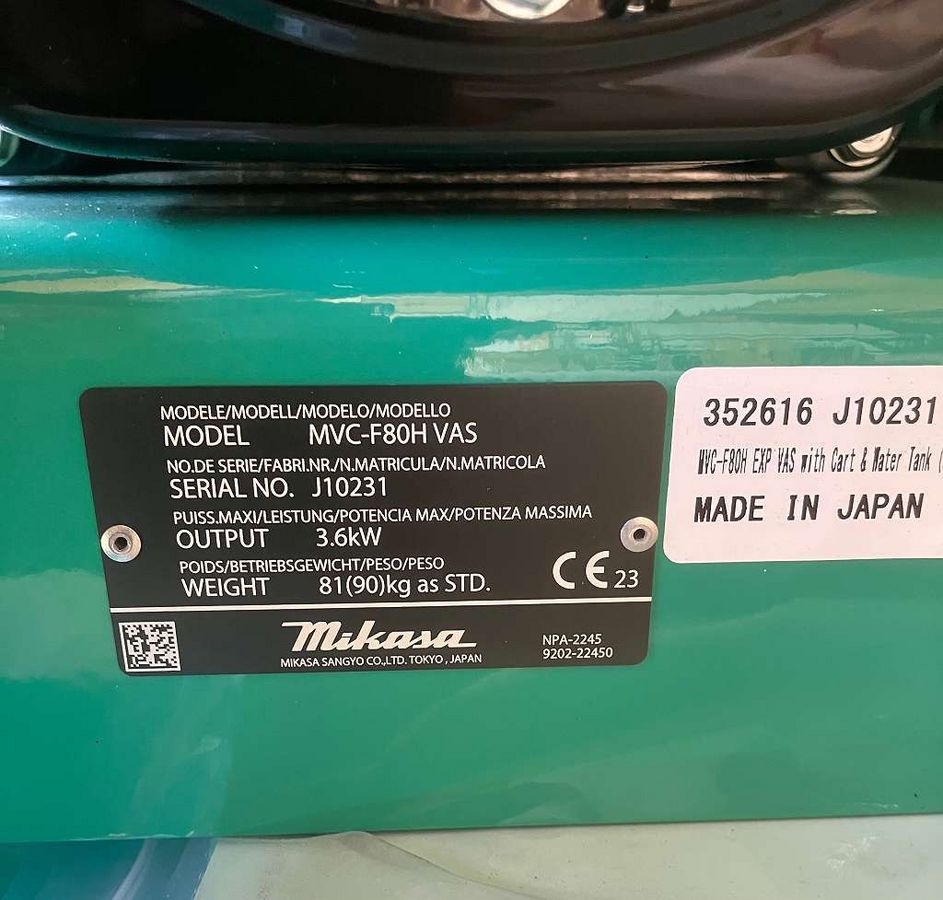 Rüttelplatte Mikasa MVC-F80 3