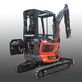 Eurocomach 25ZT Nullheckbagger 2,5to Powertilt HS03 