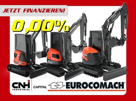 Eurocomach 25ZT Nullheckbagger 2,5to Powertilt HS03 2