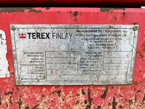 Terex Finlay 663T - New Conveyor / Good Condition