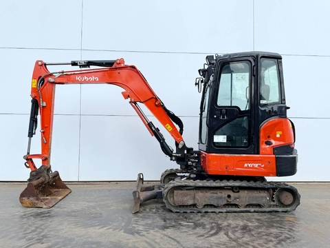 Kubota KX037-4 - Hammer Lines / Quick Coupler