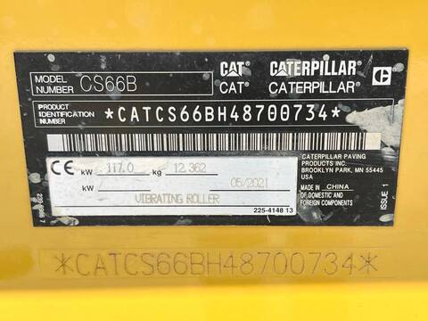 CAT CS66B Excellent Condition / Low Hours / CE