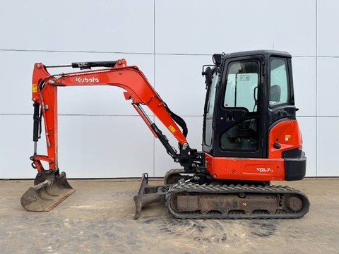 Kubota KX 037-4 - Hammer Lines / Quick Coupler