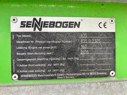 Sennebogen 835E (ELECTRIC) - PERFECT MACHINE