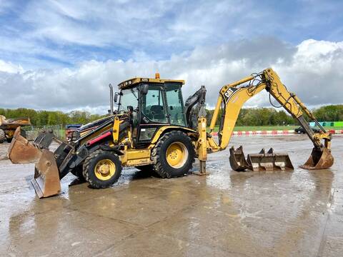 CAT 432D - 4 Buckets + Forks / 3054C Engine
