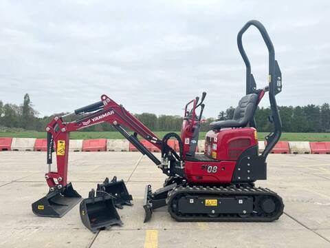 Yanmar SV08 - (NEW) Including 3 Buckets / Hammer Lines