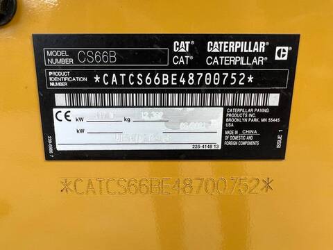 CAT CS66B - CE Certified / Low Hours / Padfoot