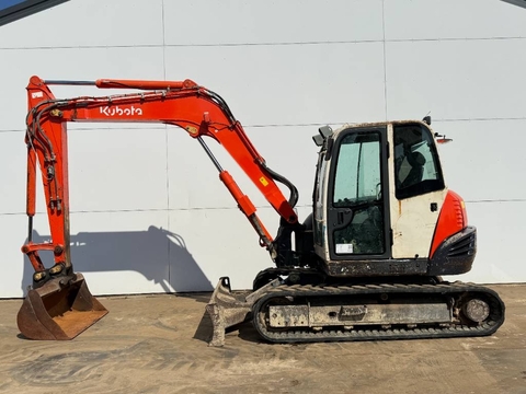 Kubota KX080-3 - Quick Coupler / Hammer Lines