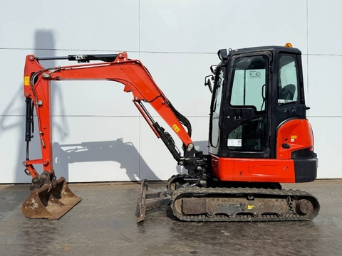 Kubota KX037-4 - Hammer Lines / Quick Coupler