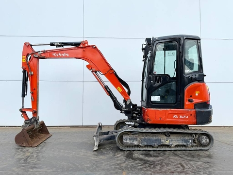 Kubota KX037-4 - Hammer Lines / Quick Coupler